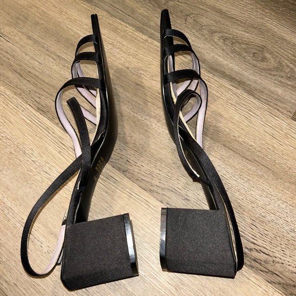 Unlisted Brand Size 11 Chunky Black Heels - Picture 5 of 6